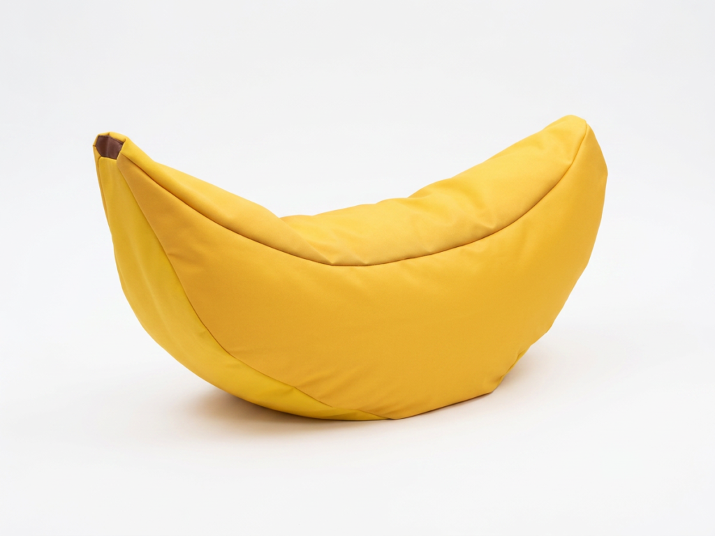 Pufa banan duży
